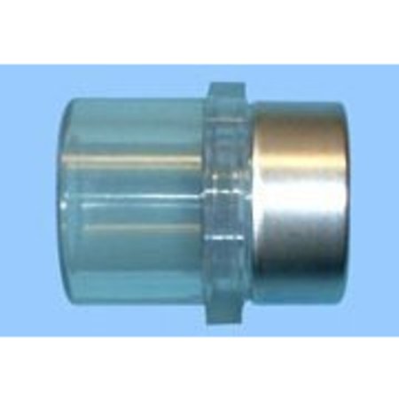 PROFESSIONAL PLASTICS Clear PVC Schedule 40 Female Adaptor-Slxfi, 435-020SRL - 2 Inch (5 Pc FITPVCCLFEM2.00S40435020SRL-5